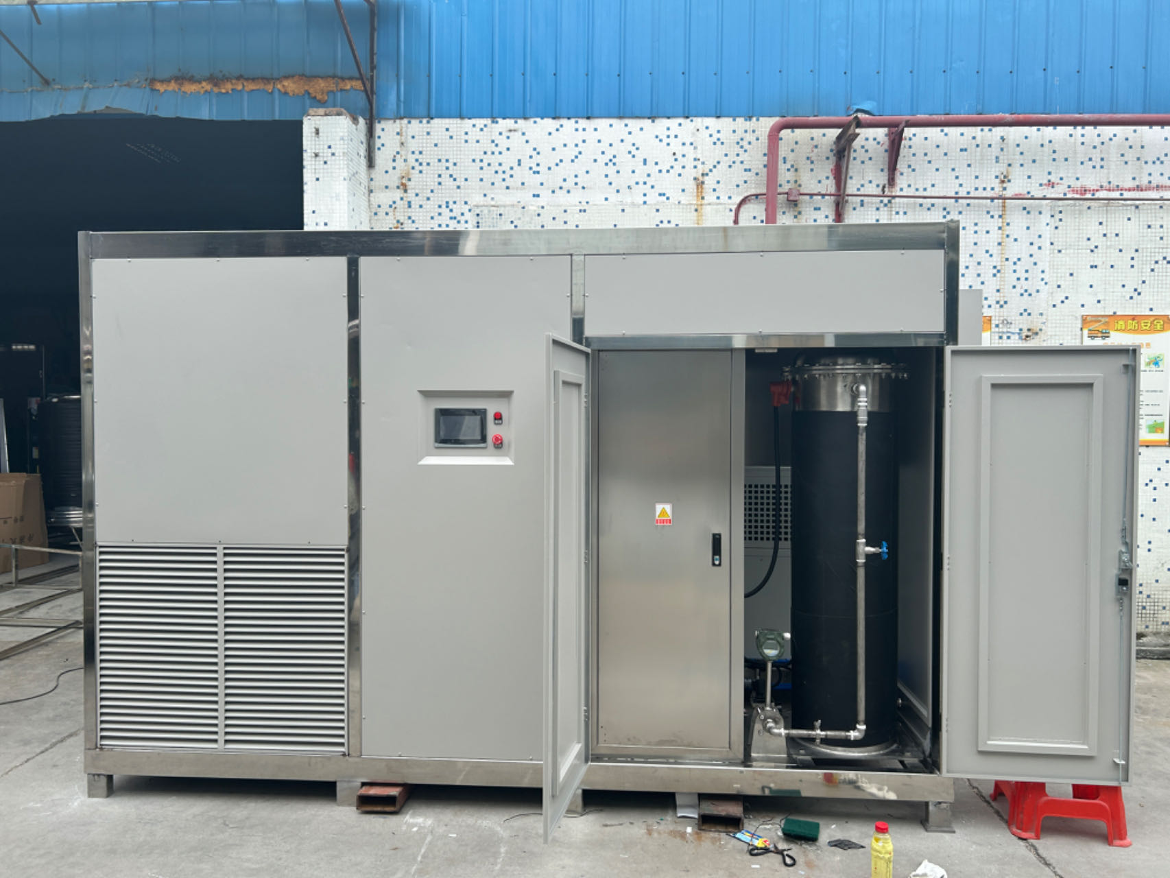 佳环1000G氧气(qì)源臭氧产生器(qì)牛仔洗水氧化(huà)脱色固色杀菌消毒处置工艺