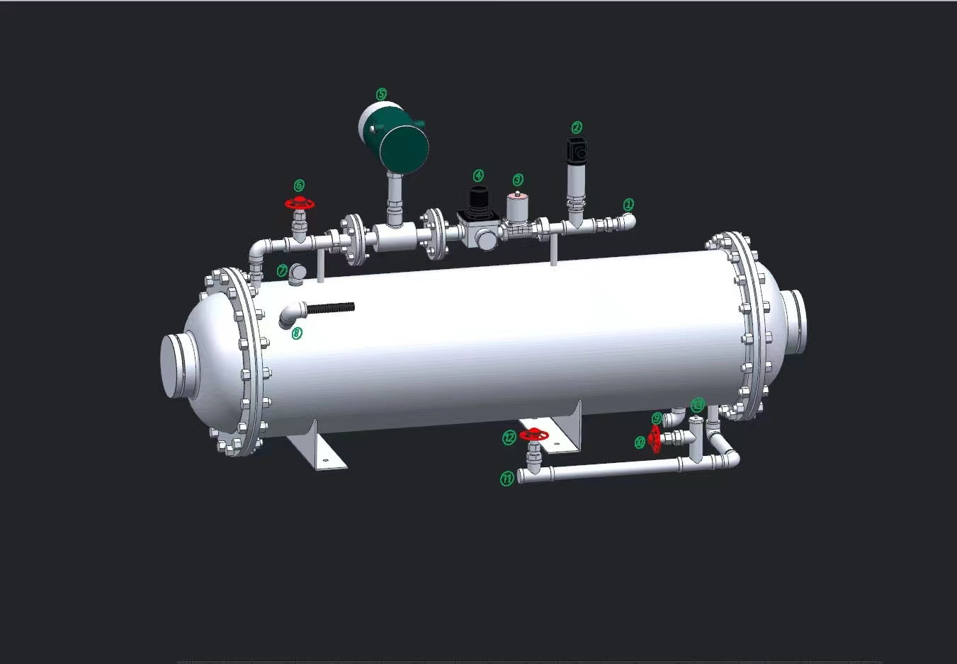 2.5KG氧气(qì)源臭氧产生器(qì)达到客户水产养殖废水处置现场