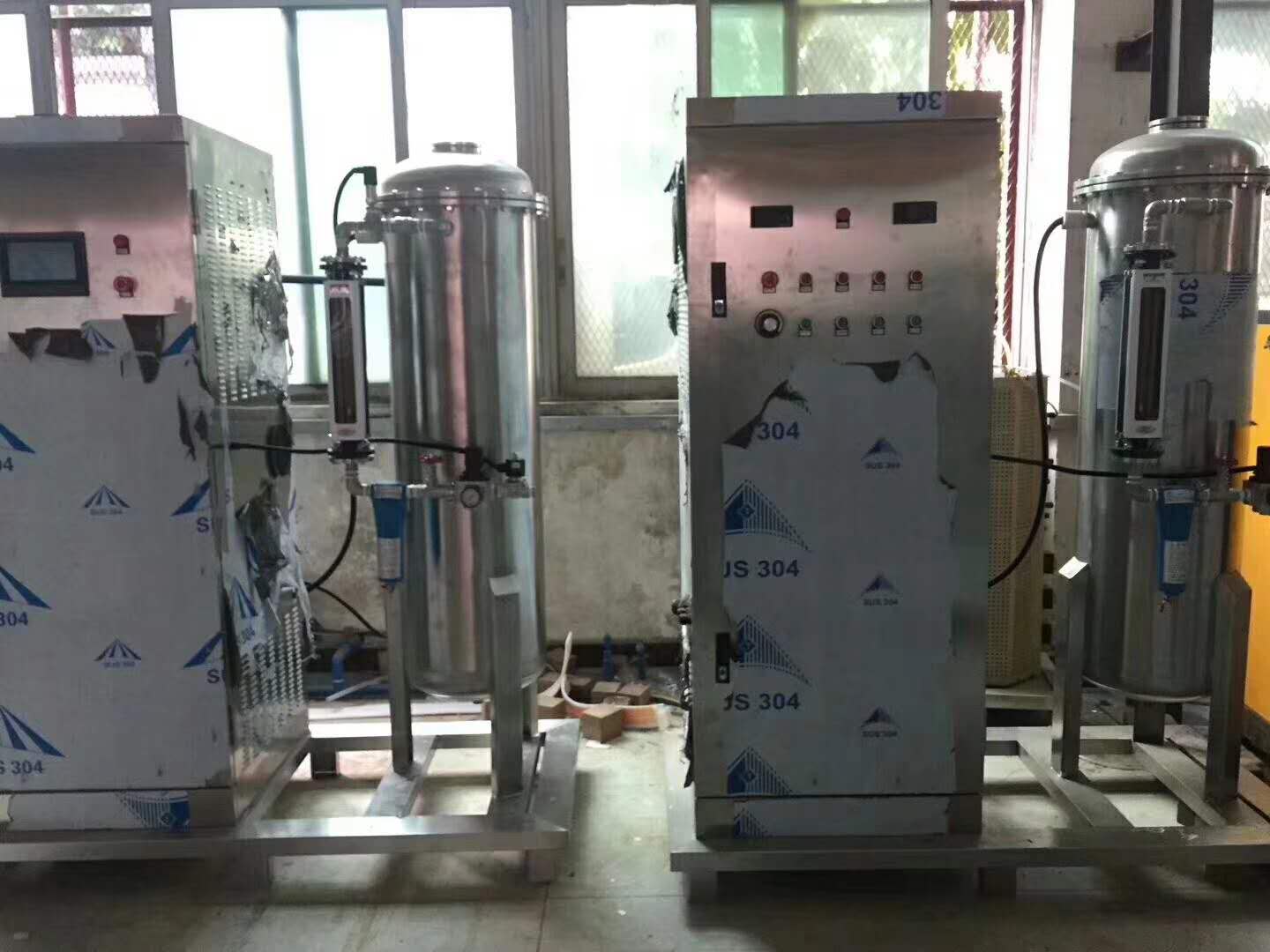 福建福州污水处置2台千克级臭氧产生器(qì)调试发货